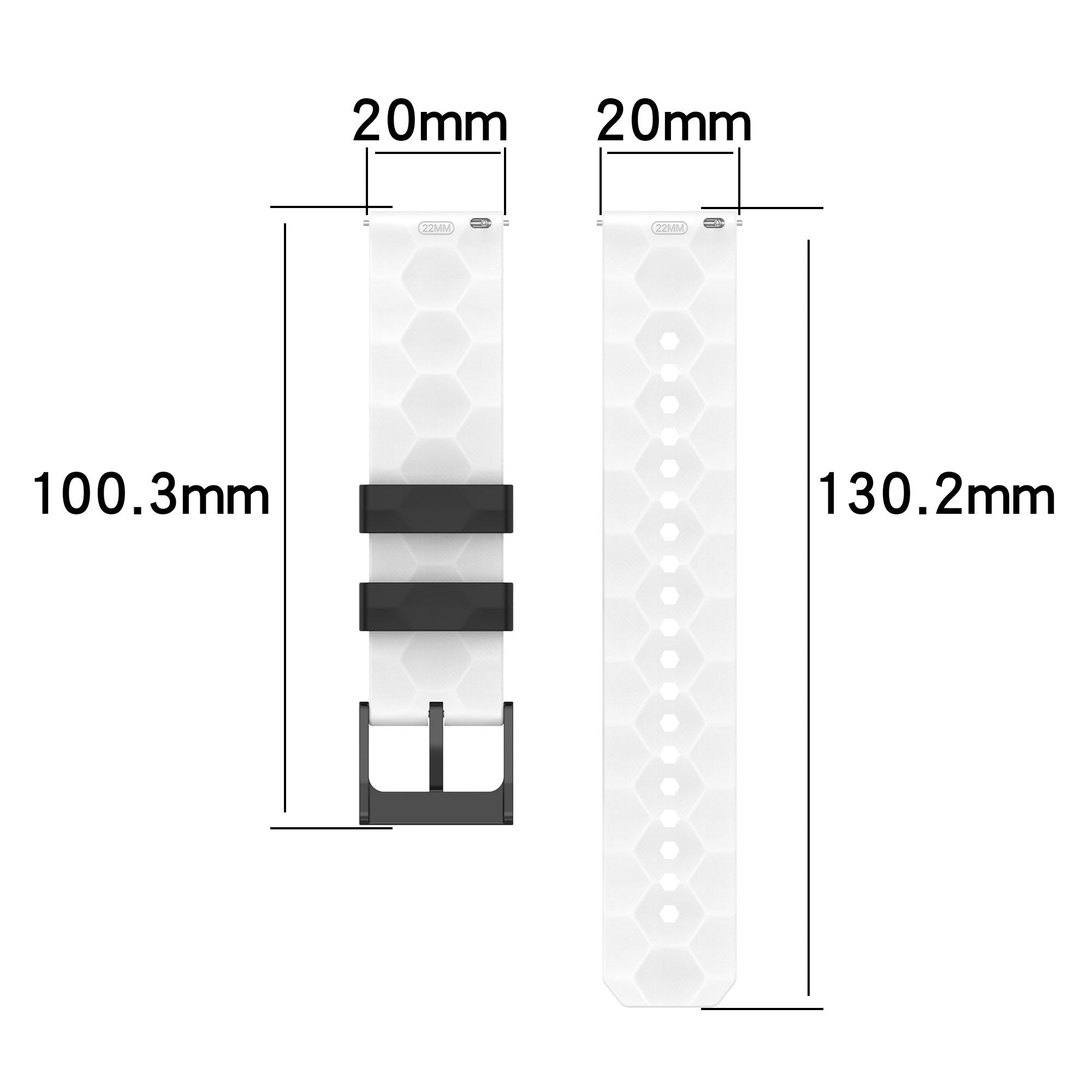 Silicone Watch Bands for Garmin Move Trend 20mm Dual Color Football Pattern Sports Strap Silicone Watch Bands for Garmin Move Trend 20mm Dual Color Football Pattern Sports Strap